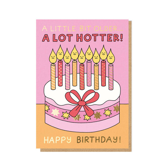 A Lot Hotter Card | Birthday Card | Luxury Foil Card: Celo Bags