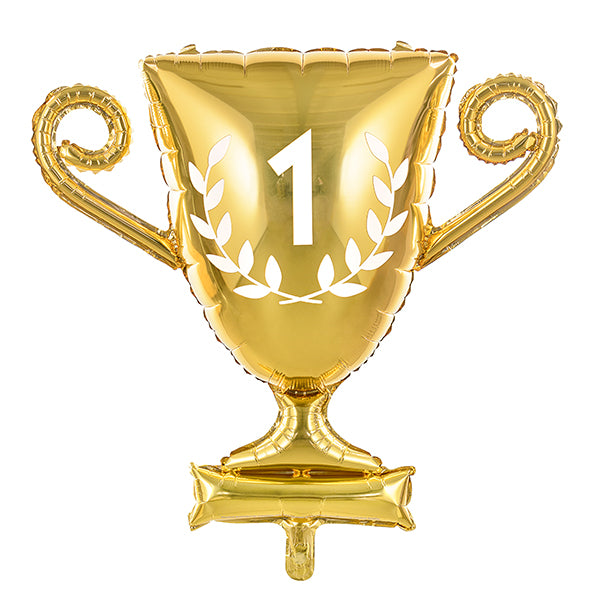 No.1 Gold Trophy Cup Inflated Foil Balloon