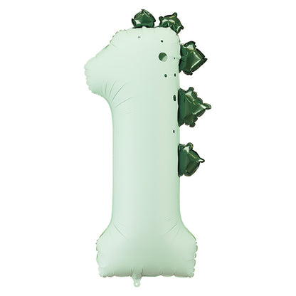 Dinosaur Inflated Foil Number Balloons 1 to 3