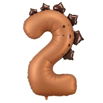 Dinosaur Inflated Foil Number Balloons 1 to 3