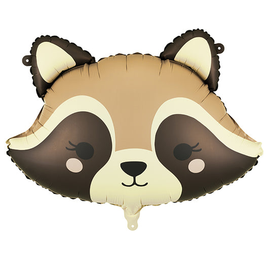 Raccoon Head Inflated Foil Balloon