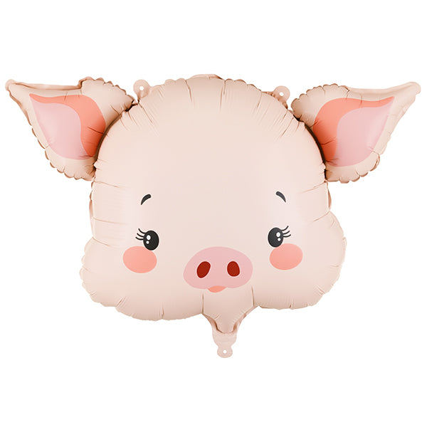 Pig Head Inflated Foil Balloon