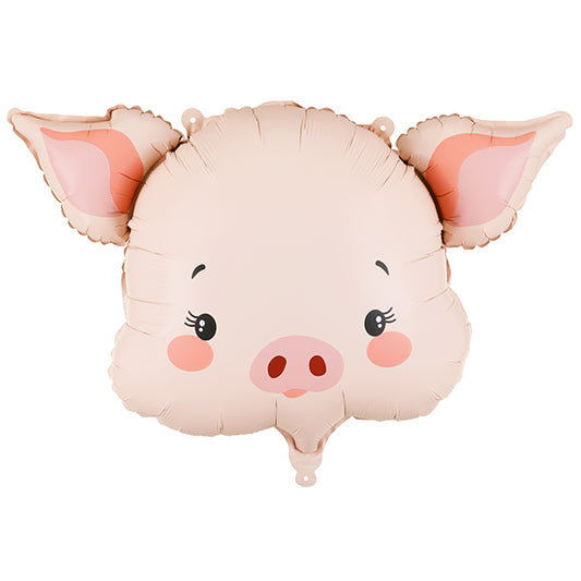 Pig Head Inflated Foil Balloon