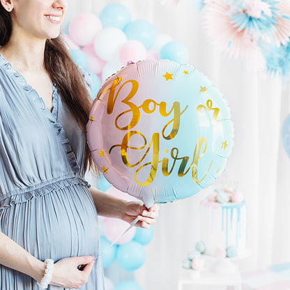 Boy or Girl Mix Inflated Foil Balloon