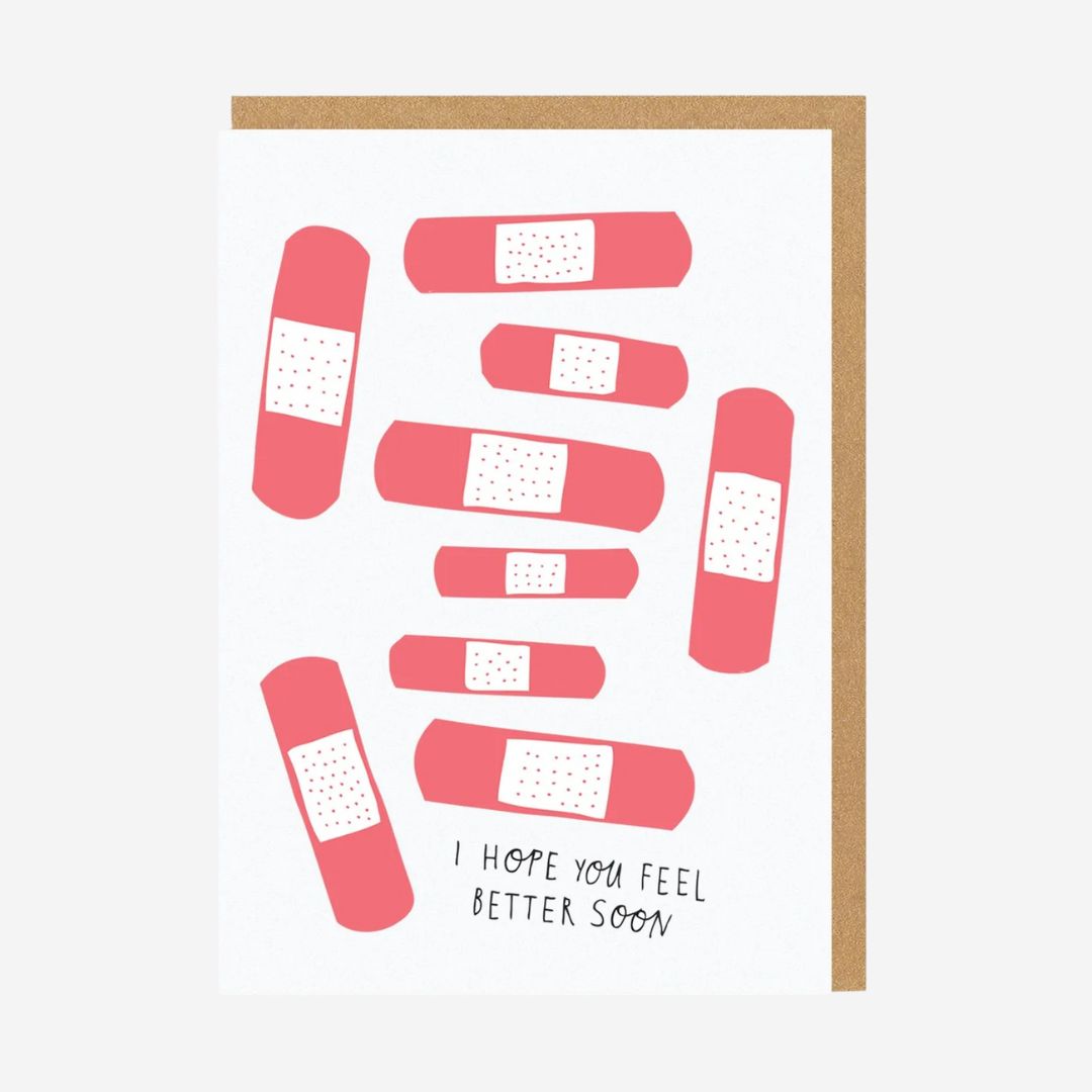 Feel Better Soon Bandages Greeting Card