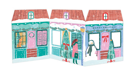 Nutmeg Open Christmas Cottages Card