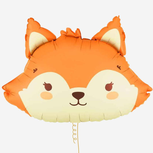 Fox Head Inflated Foil Balloon