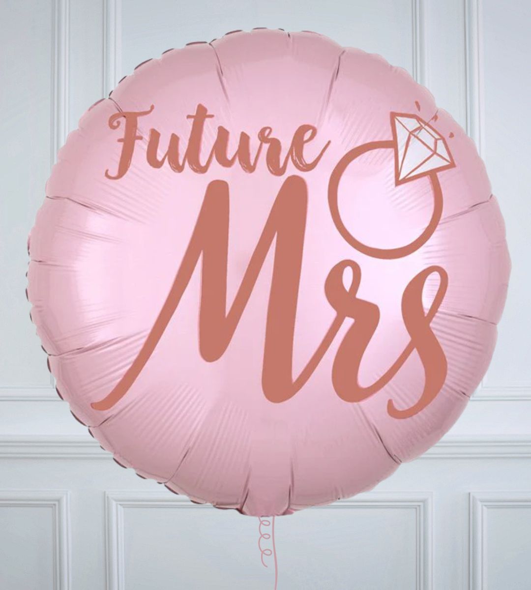 Future Mrs & She Said Yes Inflated Foil Balloon