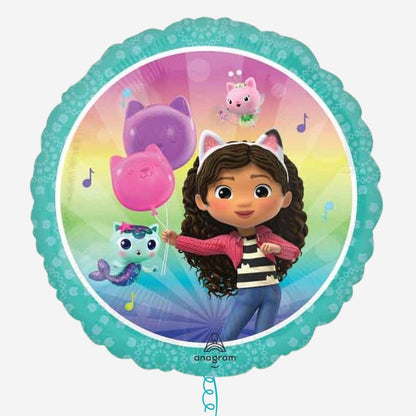 Gabby's Dollhouse Round Inflated Foil Balloon