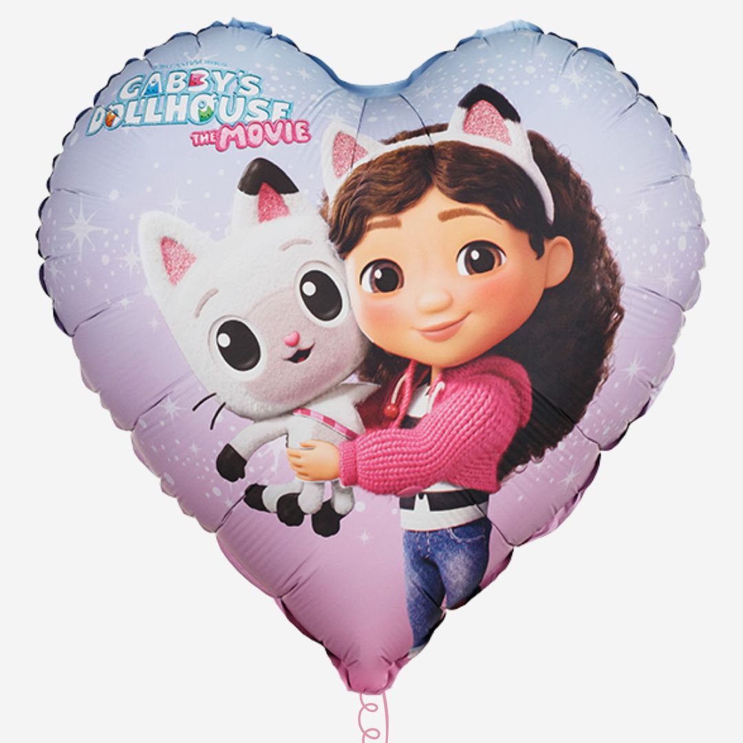 Gabby's Dollhouse Heart Shape Inflated Foil Balloon