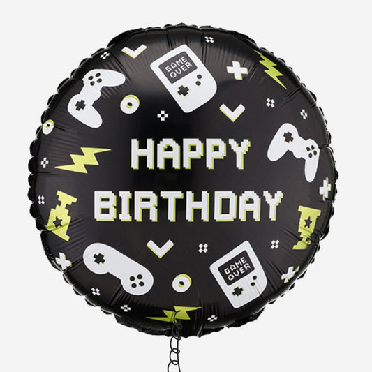 Gaming 18" Foil Inflated Balloon