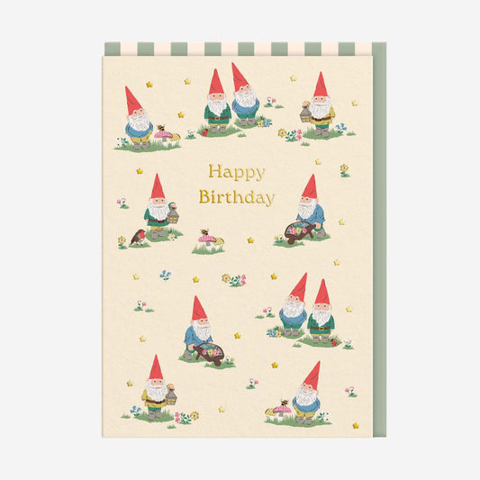 Cath Kidston Gnomes Birthday Card