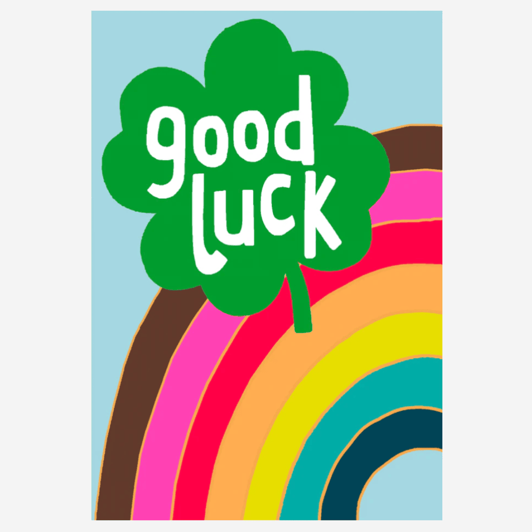 Good Luck Card by Paper Salad