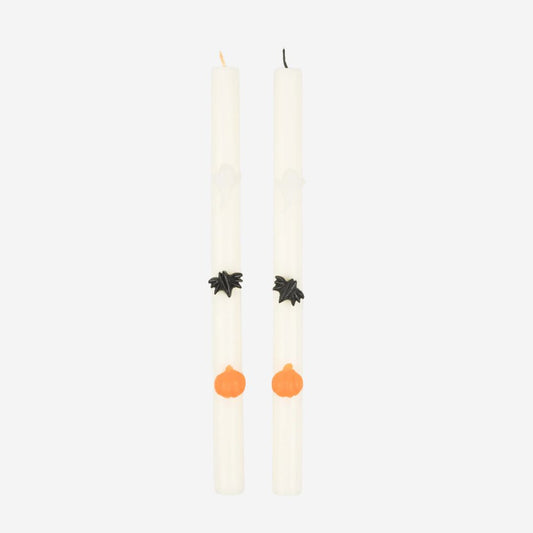 Halloween Icons Straight Dinner Candles by Meri Meri