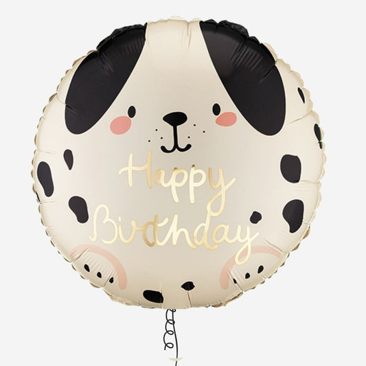 Happy Birthday Dog 18" Foil Inflated Balloon