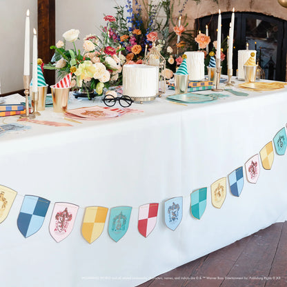 Harry Potter  House Pride Multicolour Decorative Hogwarts Banner