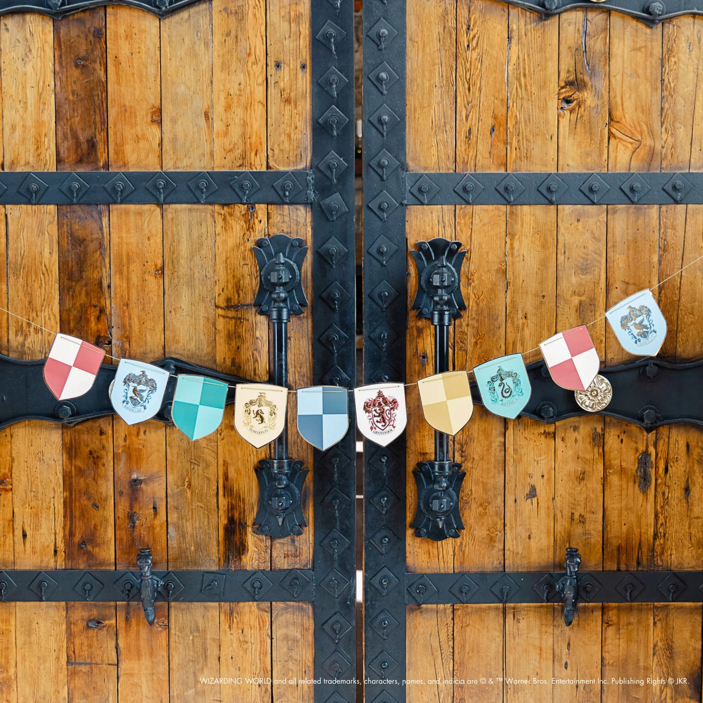 Harry Potter  House Pride Multicolour Decorative Hogwarts Banner