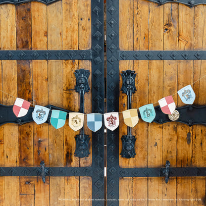 Harry Potter  House Pride Multicolour Decorative Hogwarts Banner