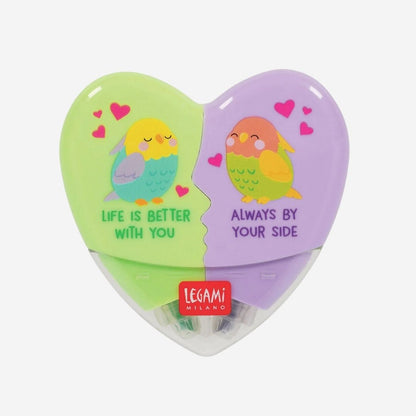 2-in-1 Highlighter - Heartlighter - Legami