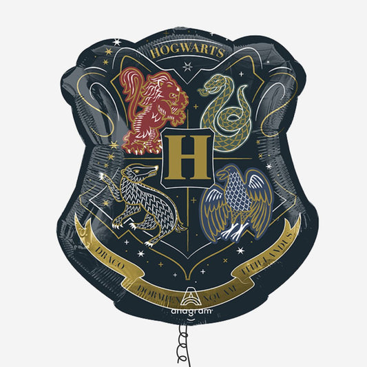 Harry Potter Hogwarts Crest Supershape Inflated Balloon