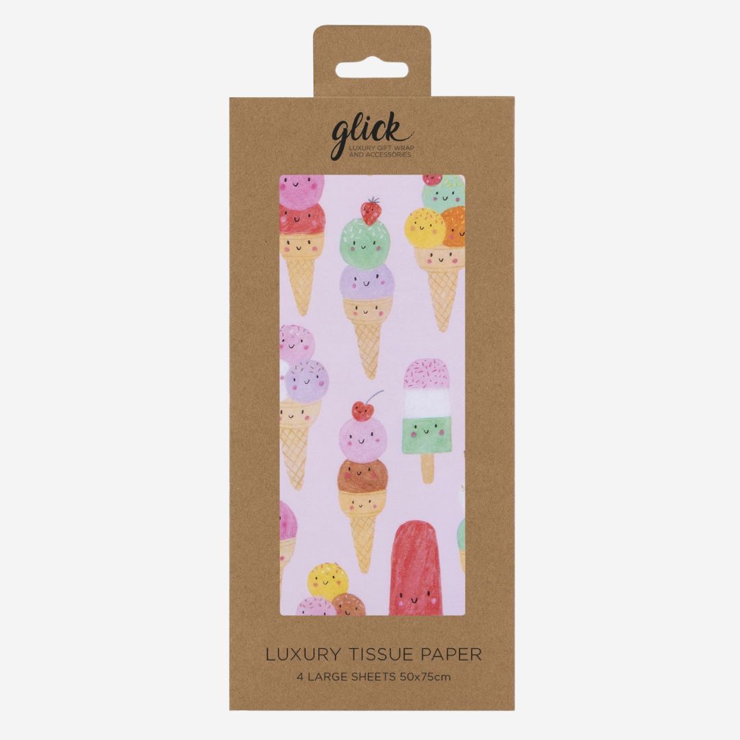 Tissue Paper Cool Ice Cream