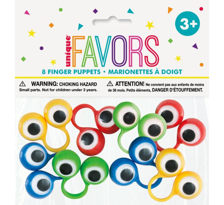 Googly Eyes Finger Puppets Party Favours