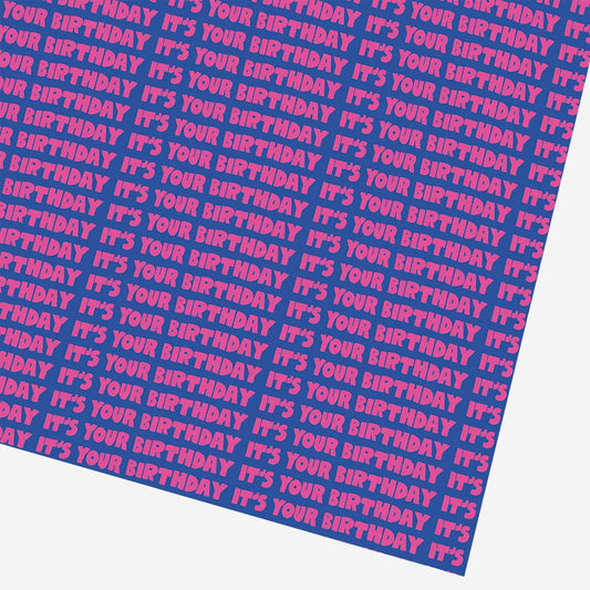 It's Your Birthday Gift Wrapping paper 3m Roll