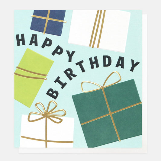 Happy Birthday Presents Card