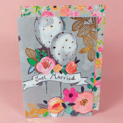 Just Married Card by Paper Salad