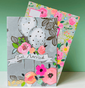 Just Married Card by Paper Salad