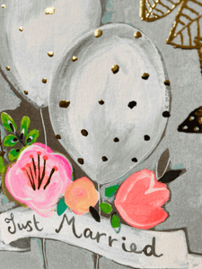 Just Married Card by Paper Salad
