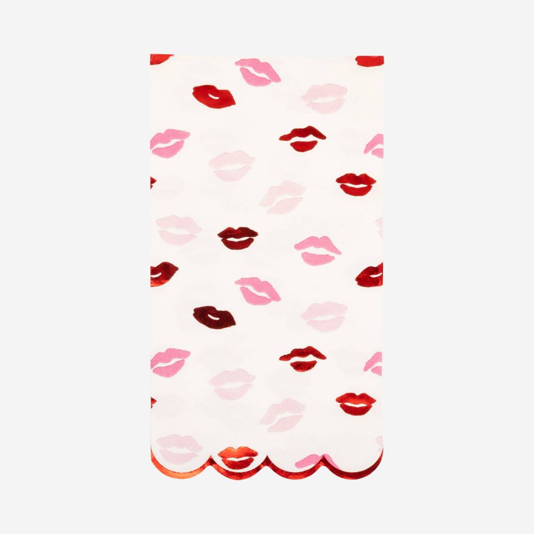 Scattered Lips Dinner Napkin