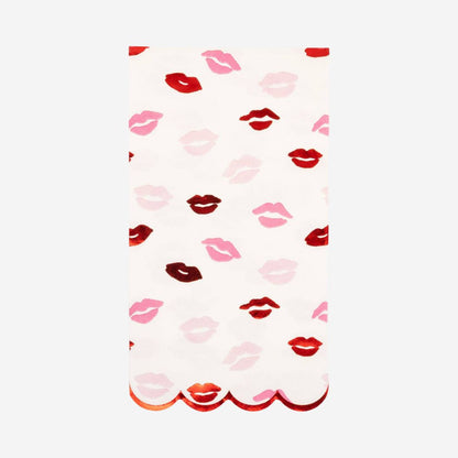Scattered Lips Dinner Napkin
