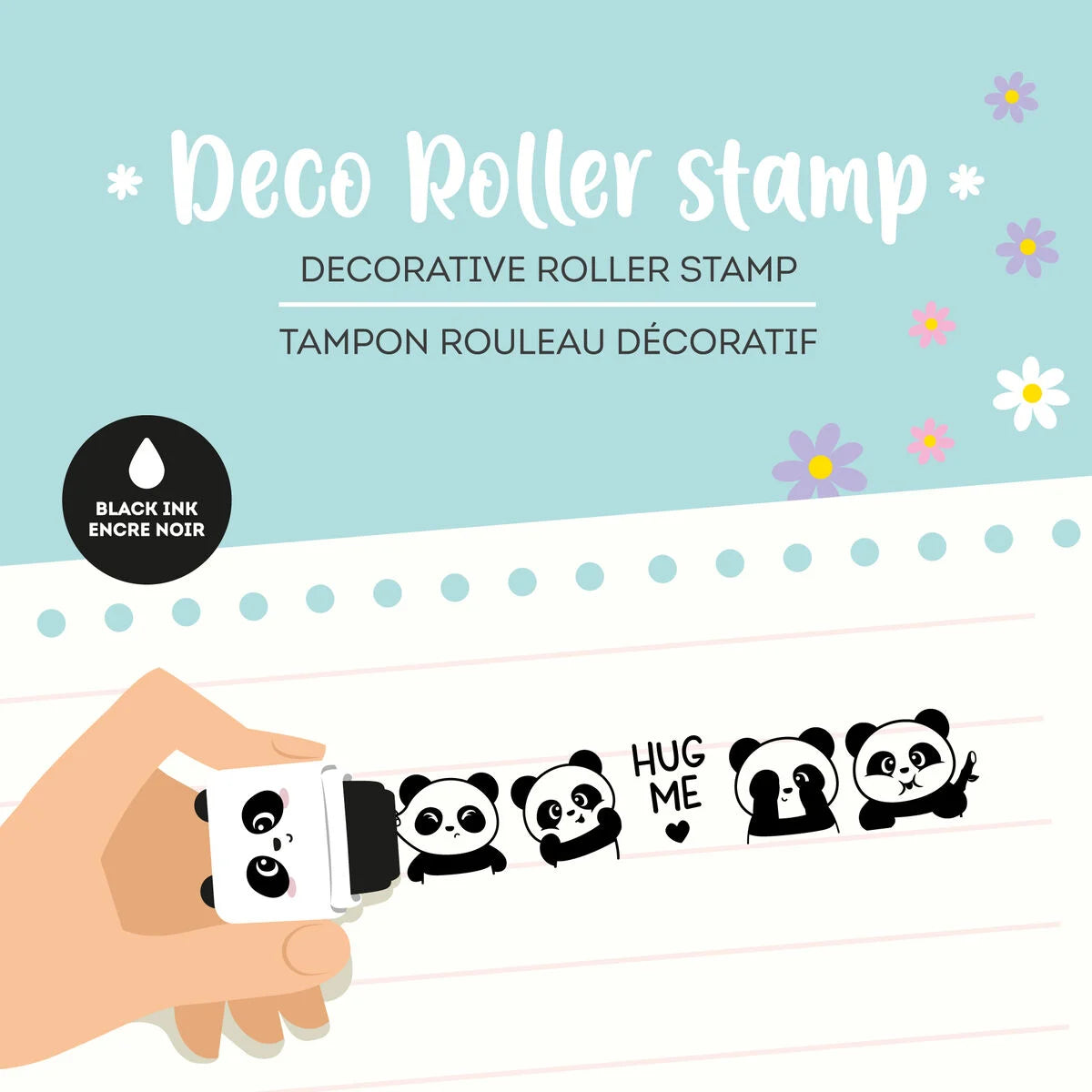 Decorative Roller Stamp - Legami Panda