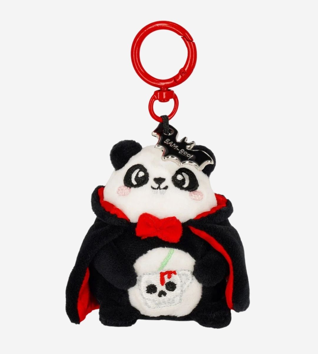 Halloween Panda Plush Key Ring "Bam-Boo!" - Tiny Super Soft!