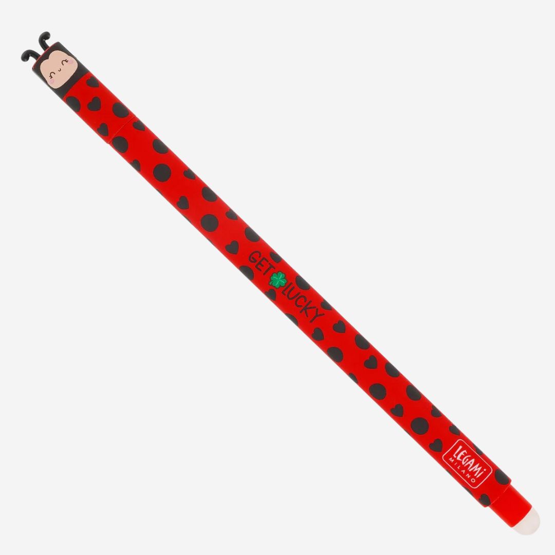 Legami Erasable Gel Pen - Ladybird