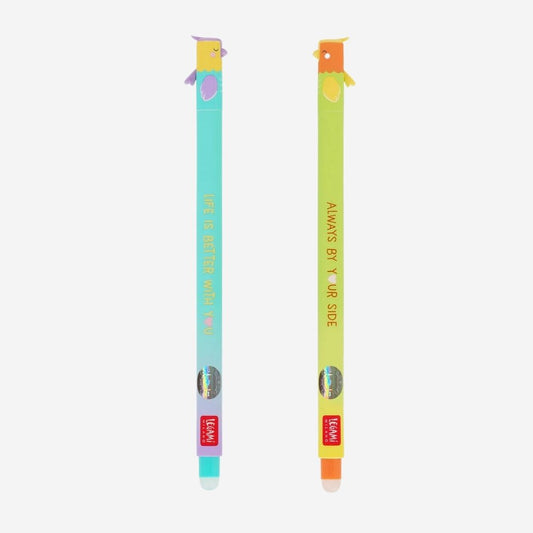 Set of 2 Erasable Gel Pens - Better Together - Legami