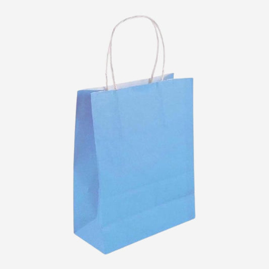 Eco-Friendly Light Blue Paper Party Bag