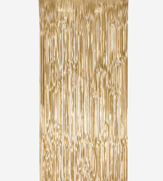 Matte Metallic Gold Door Curtain Backdrop