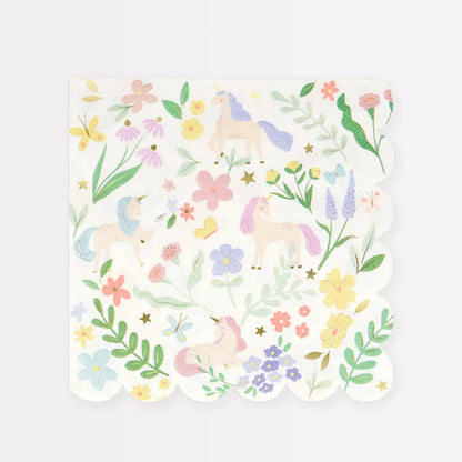 Meadow Unicorns Large Napkins by Meri Meri