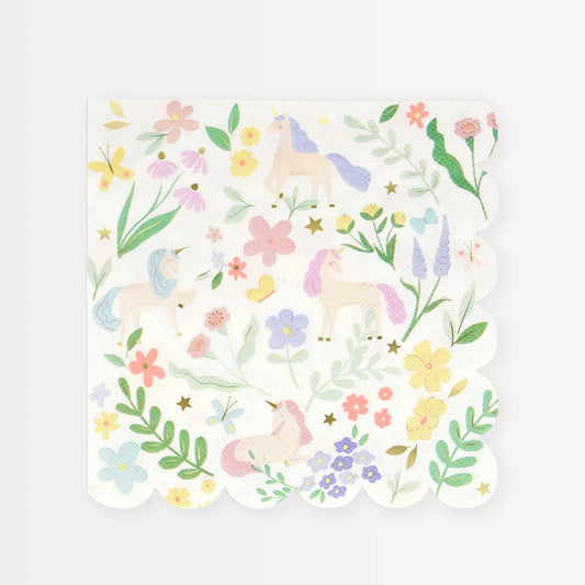 Meadow Unicorns Large Napkins by Meri Meri