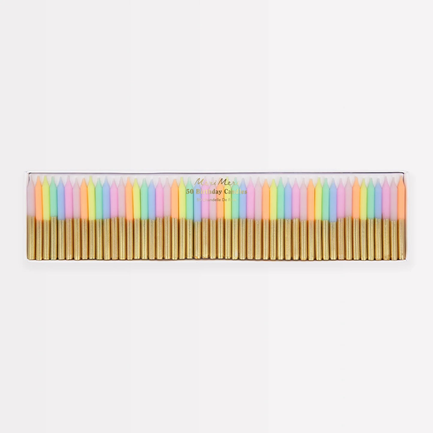 Pastel  Mini Candles (x50) by Meri Meri