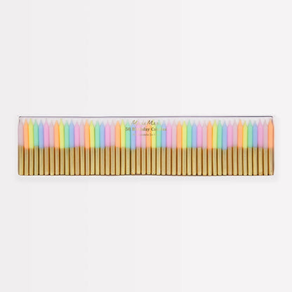 Pastel  Mini Candles (x50) by Meri Meri