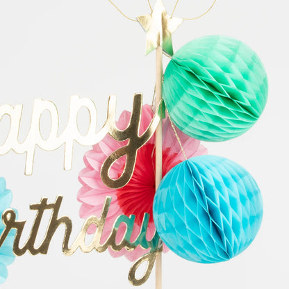 Happy Birthday Cake Topper by Meri Meri