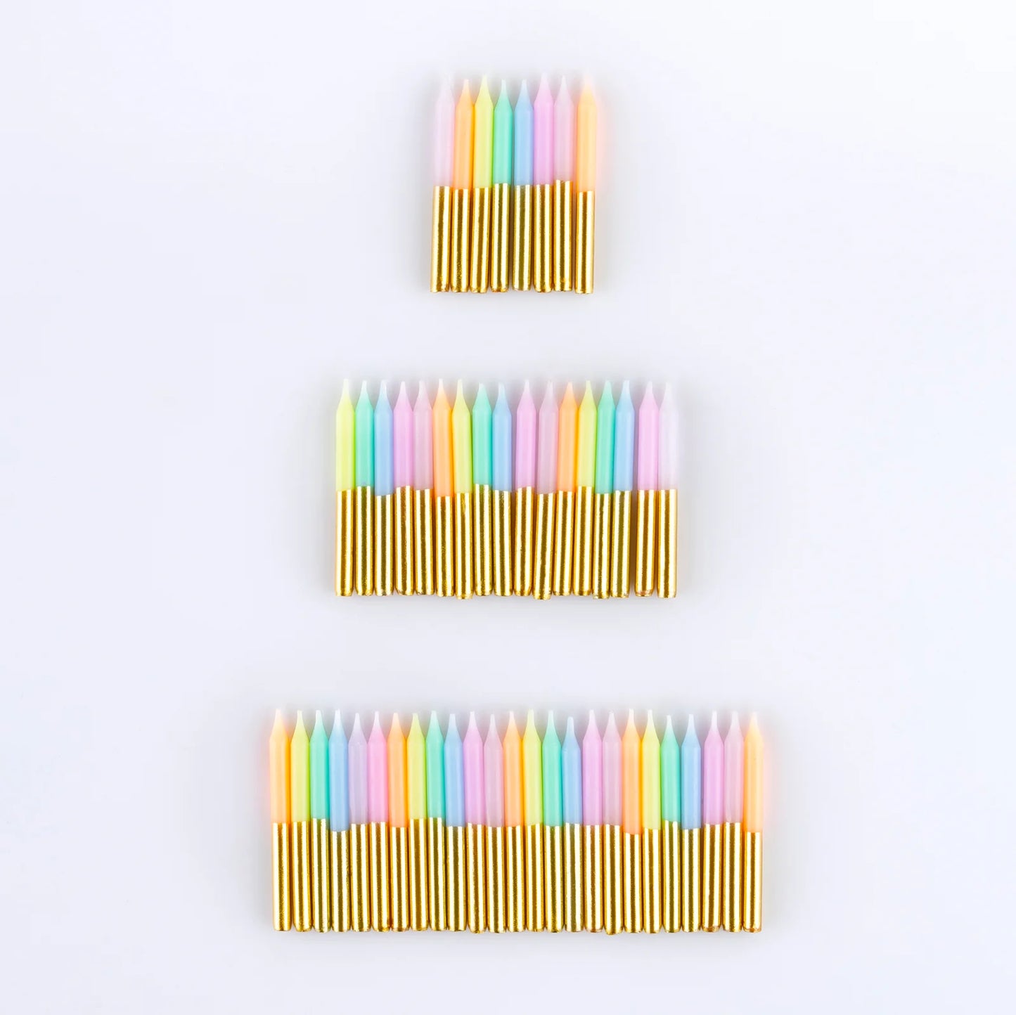 Pastel  Mini Candles (x50) by Meri Meri