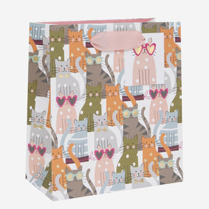 Medium Cats Gift Bag