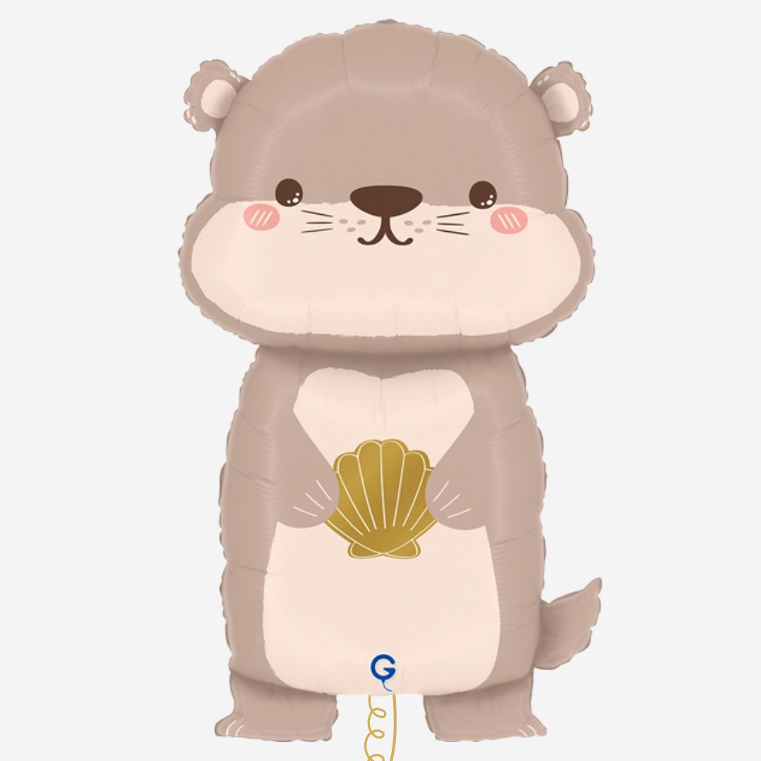 Lovely Sea Otter Inflated Foil Balloon