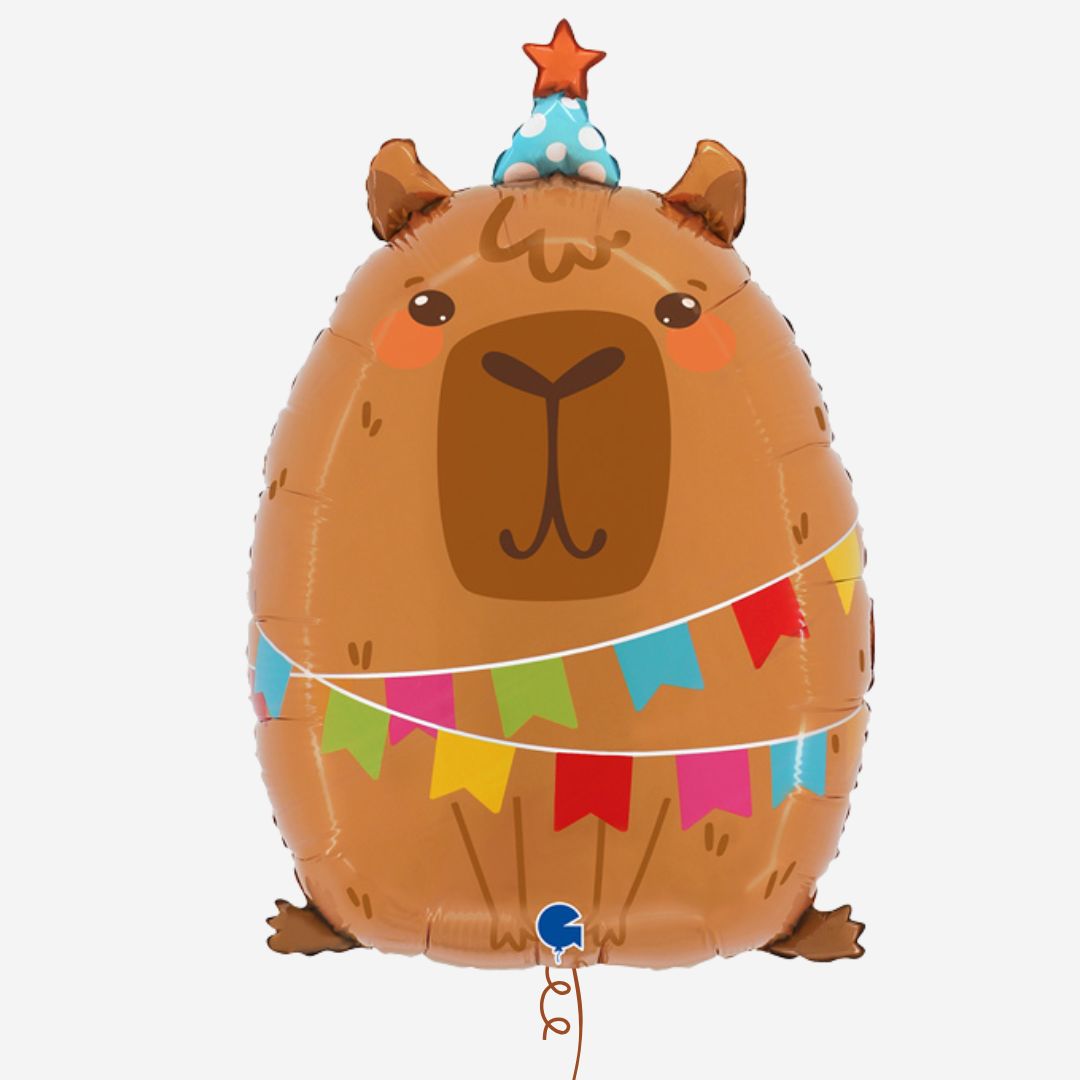 Party Capibara Inflated Foil Balloon