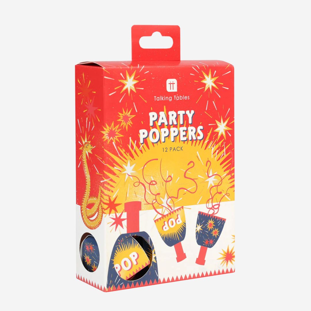 Retro Pop Poppers - 12 Pack – The Balloon Works