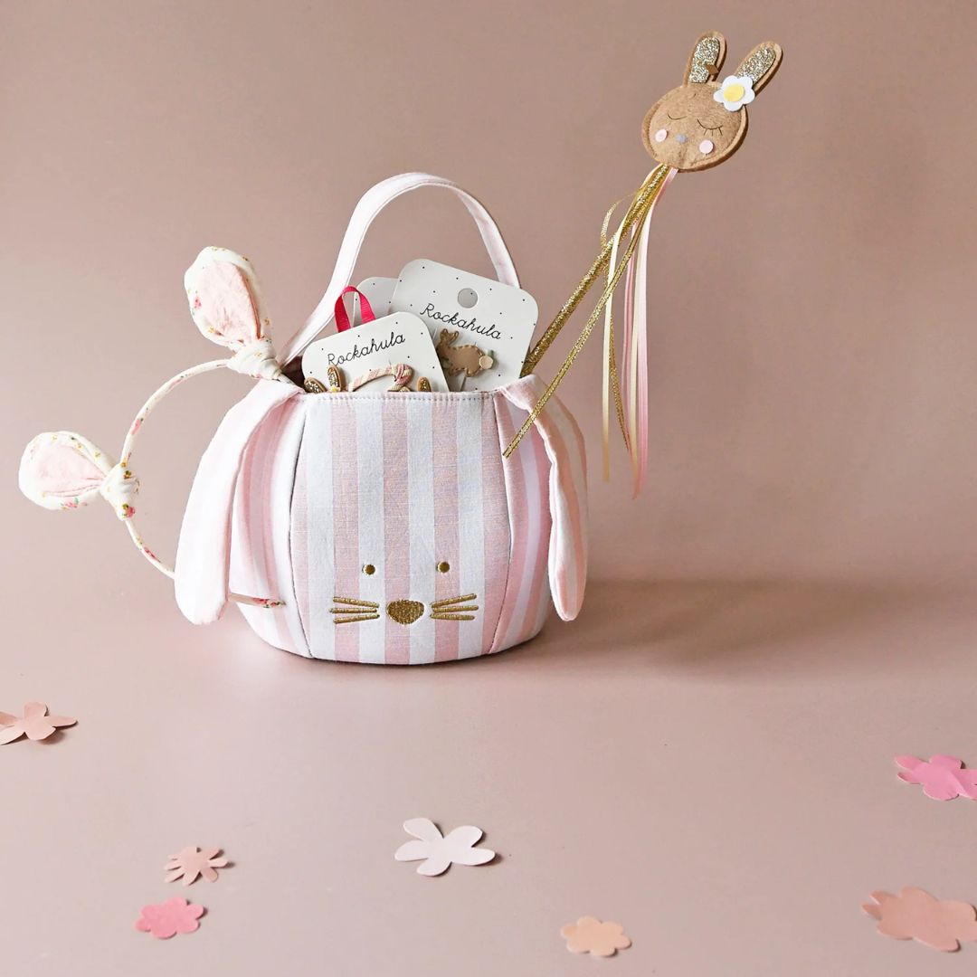 Stripy Bunny Bucket Bag